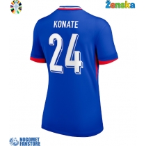 Francuska Ibrahima Konate #24 Domaci Dres za Ženska EP 2024 Kratak Rukav